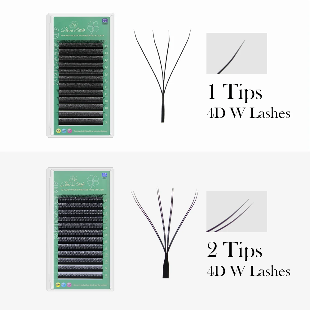 Glamlash 4d W Vorm Wimper Exte - Eyelash Extension For Asian Eyes recensie en prijs